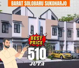 DI JUAL RUMAH DUA LANTAI DI BARAT SOLO BARU