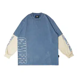 Double Layer CHMB de PREFACE - Sided Script Washed Blue