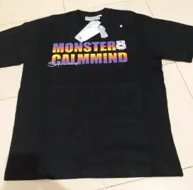 Kaos Calmmind Monster Original Size XL(LD 115), Baru Fulltag