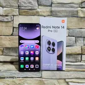 Xiaomi Redmi Note 14 Pro 5G 8/256 Fulset segel mulus 98% Garansi