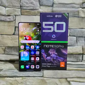 Infinxi Note 50 Pro 8/256 Fulset segel mulus 98% Garansi panjang