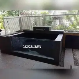 Kolam minimalis kaca