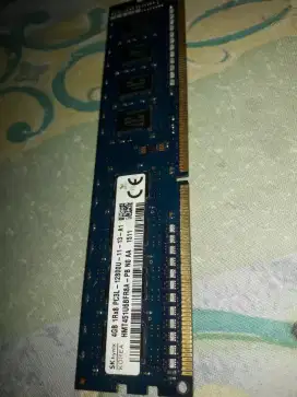Jual Memory PC 4 GB 1 Keping Ddr3 PC3L 12800 mhz Merk Hynix KOREA