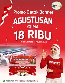 Cetak Banner 1 Hari Jadi