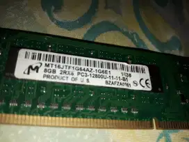 Jual Murah Memory Ddr3 1 Keping 8 GB pc3 12800mhz merk Micron USA