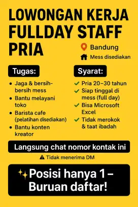 Cari Kerja + Tempat Tinggal?