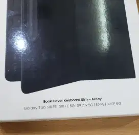Book Cover Keyboard Slim AI key for Samsung Galaxy Tab S10 FE, S9 FE
