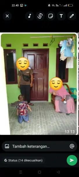Dijual murah dan BUTUH rumah kampung akses motor deket jalan raya utma