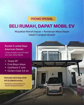 Jual Rumah baru American clasic Alesha Hill jl Abdul Wahab cinangka