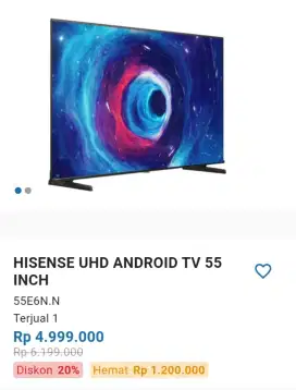 Promo Tv Hisense 55 Seri Terbaru 2025
