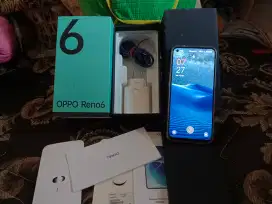 Oppo Reno 6 4G 8/128 lengkap murah