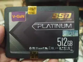 Part Komputer SSD Sata V-Gen Platinum 512 GB Kondisi NEW ex RMA