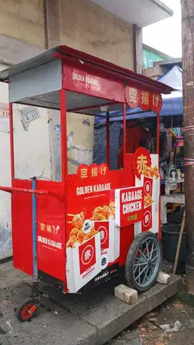 GEROBAK KARAAGE CHICKEN TANPA SELANG REGULATOR GAS