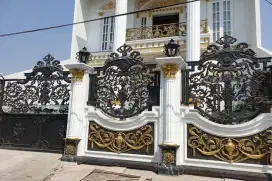 Bengkel las Lampung tralis kanopi pintu pagar gerbang tangga