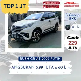 Promo TDP 1 Juta Rush GR AT 2022 Putih