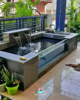 Taman dan kolam alami