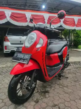 Honda Scoopy FI 2021 Hitam Merah