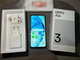Oppo a3x 4/64gb Biru Fullset Original