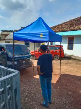 Tenda 1.5 x 1.5 m bahan tebal harga murah . Ready stok Palembang