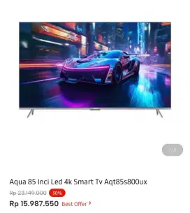 AQUA GOOGLE TV 4K 85 INCI