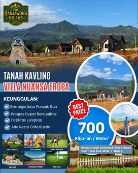 Villa yg sangat indah hanya the hanjawonf villas