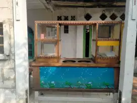 Gerobak bakso rak doble