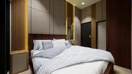 interior desain kitchen set kamar set wardrobe lemari backdrop tv