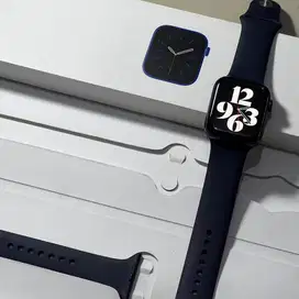 Apple watch / iwatch seri 6 navy 44mm fullset original mulus
