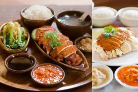 Chef nasi Hainan Singapore profesional