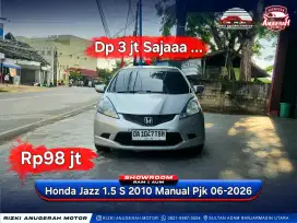 Dp 3jt Honda Jazz Ge8 1.5 S MT 2010 Pjk 06-2026