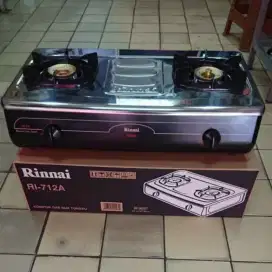 Kompor Rinnai 2 tungku stainless