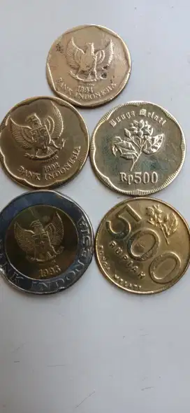Jual uang koin dan kertas tahun 1977, 1984.1991