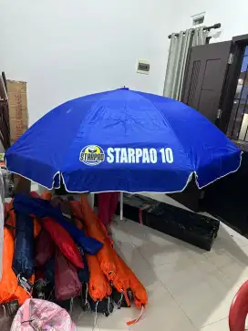 Payung Jualan sablon logo. Ready stok Palembang.