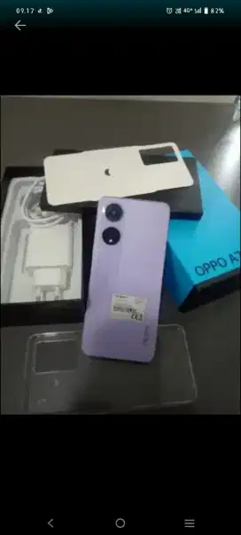 Oppo a78 ungu like new fulset