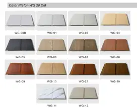 Plafon PVC Laminate all varian