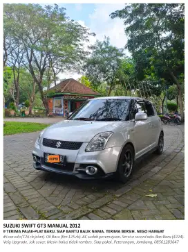 Suzuki Swift GT3 MT 2012