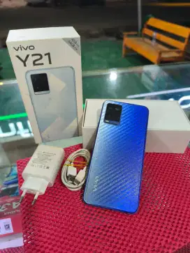 Vivo Y21 4+64 seken fullset - biru