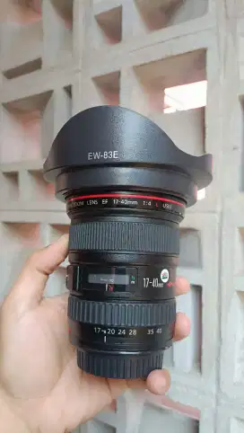 Lensa Wide Canon ef 17-40 f4L Series