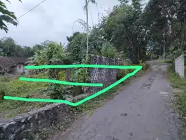 tanah luas 131m2 lokasi barat pasar pakem jl kaliurang km 16