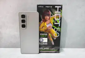 Infinix Hot 50 Nfc ram 6/256 warna silver