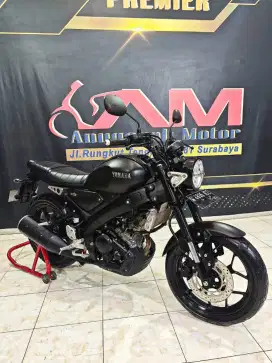 Yamaha XSR 155 VVA TH 2021 hitam doff super cakep