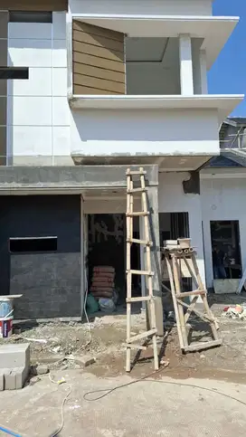 rumah 2 lantai siap huni dekat kolam renang oasis pondok rajeg