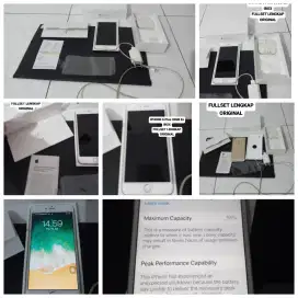 Iphone 6 Plus 32GB Gold FullsetBox Charger Headset Buku Manual Garansi