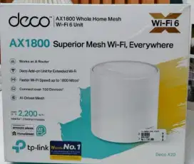 TP-LINK DECO X20 1/2/3 PACK AX1800 Whole Home Mesh Wi-Fi 6 Tplink X 20