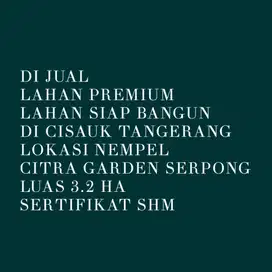 DI JUAL LAHAN PREMIUM SIAP BANGUN