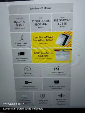 Dijual asus vivobook go 14