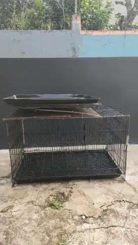 Kandang anjing atau kucing ada 2 pcs murah