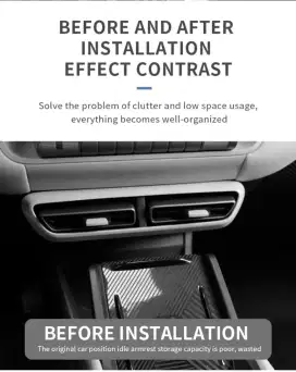 BYD Atto 1 Air outlet centre storage box with usb bracket