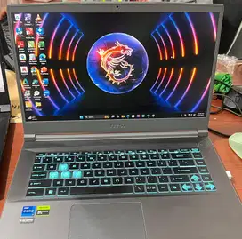 MSI Thin 15 i7 Gen 12 + RTX 2050 – Mulus 3 Bulan Pakai (ada nota beli)