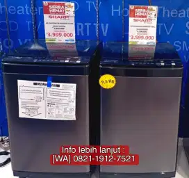 Promo Mesin Cuci Sharp – Cukup KTP, DP 0%